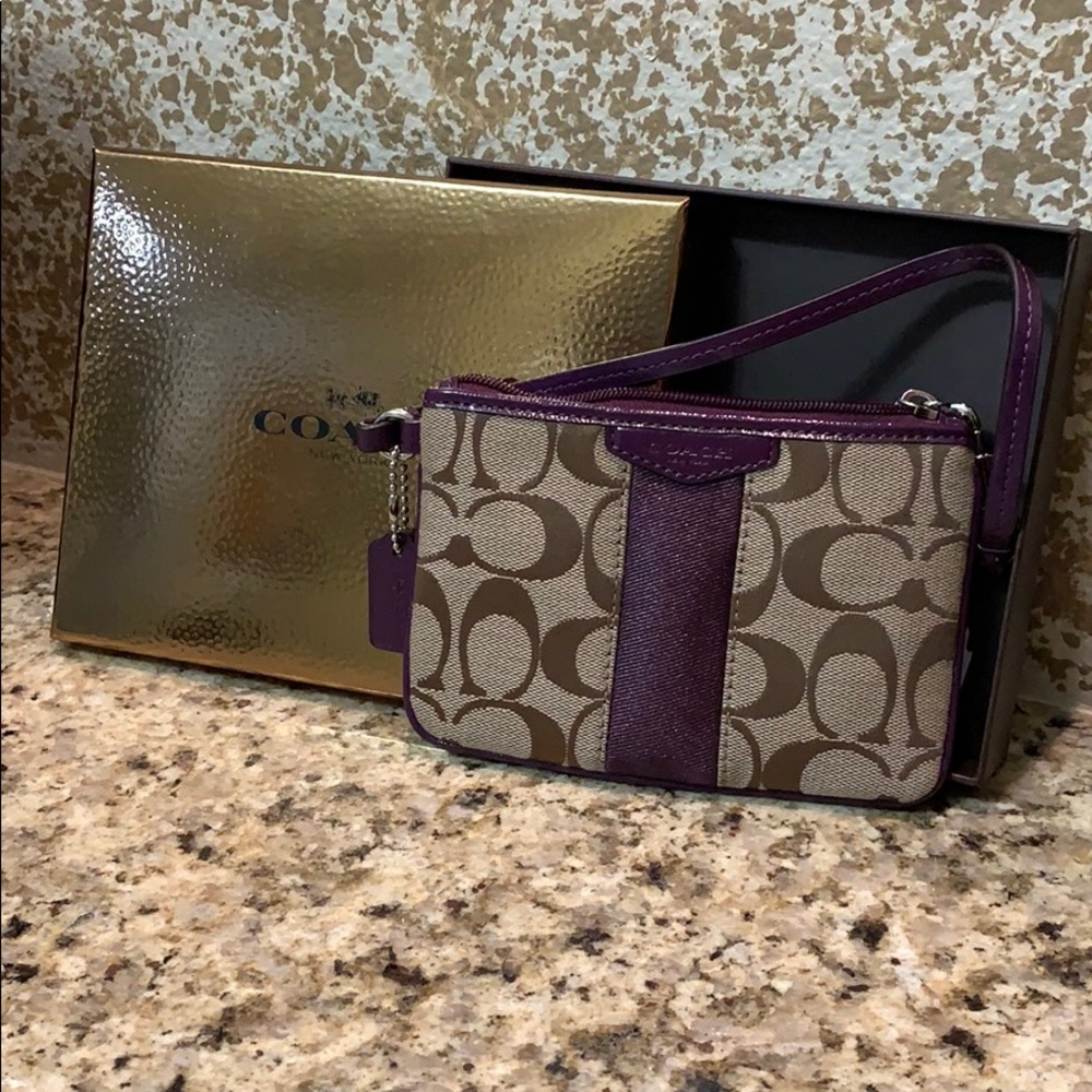 Coach wristlet